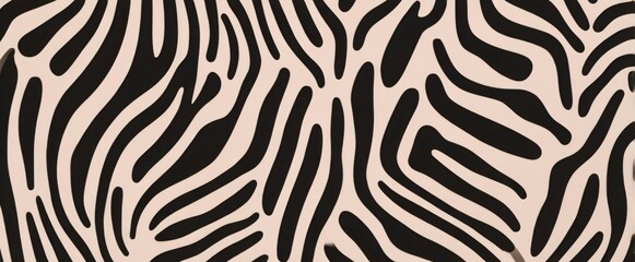 flat abstract zebra skin motif background