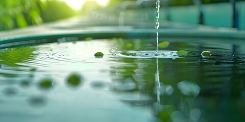 Water Conservation in Microfactories Implementing Closed-Loop Wastewater Systems and Rainwater Harvesting. Concept Water conservation, Microfactories, Closed-loop wastewater systems