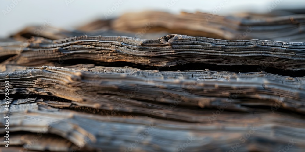 Poster woods natural patterns mimic its structure creating a unique and original appearance. concept nature