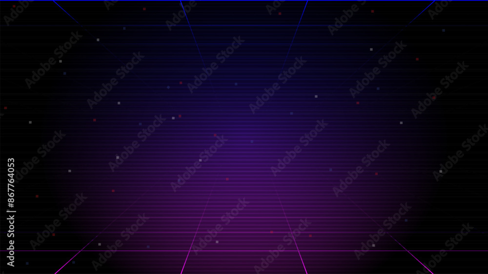 Poster pixel art background.8 bit game.retro game. for game assets in vector illustrations.retro futurism s