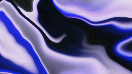 4K abstract Fluid wave in blue abstract. Three-dimensional gradient flow shape in a modern poster. Creative background design for the landing page and cover.