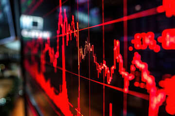 Stocks price in downtrend mode indicates global economic