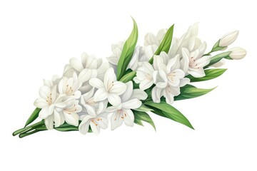 Fototapeta premium Tuberose illustration isolated on white background