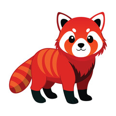 Illustration of  Red Panda animal