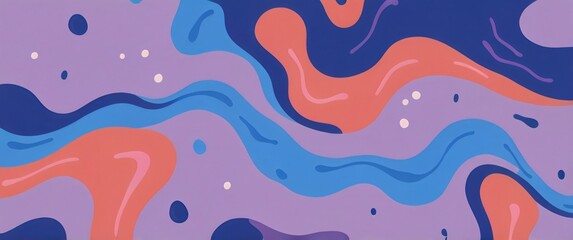 flat abstract colorfull liquid background