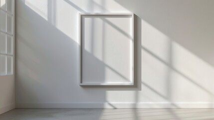 Blank Picture Frame in Sunlight