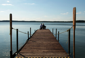 Fototapeta premium Fishermen