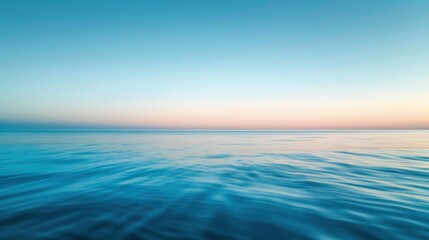 Peaceful Sea Under a Blue Sky