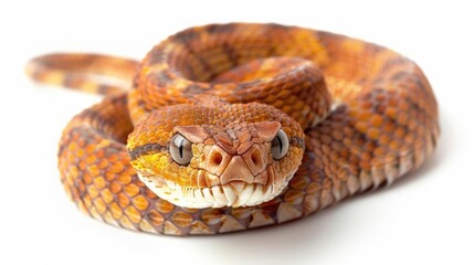 Obraz premium Viper isolated on white background