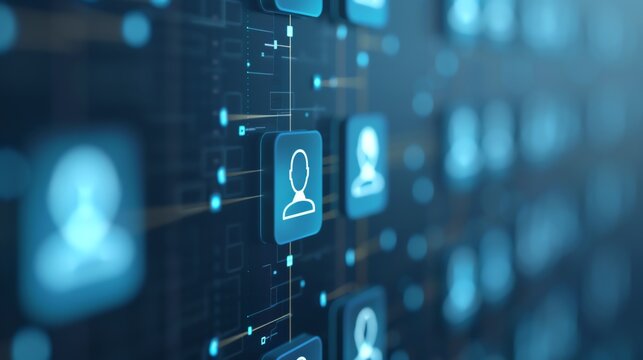 Closeup of a notification on a company intranet about a leadership change, leadership change, employee notification