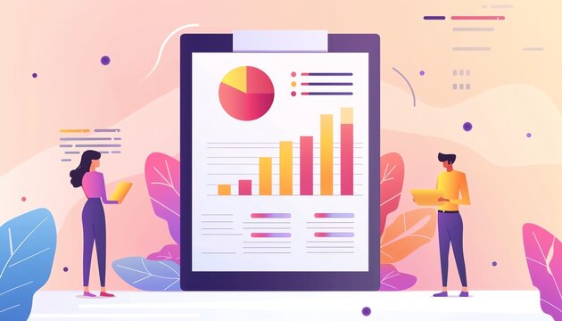 Company issuing a detailed update on an ongoing project in a project status report, project update, progress report