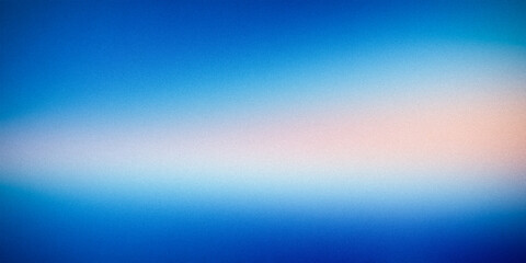Obraz premium A soothing gradient of vibrant blue and soft peach, blending seamlessly to create a serene and tranquil background. Ideal for designs needing a calming, peaceful touch