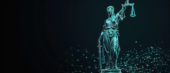 Embrace the power of cyber legal counsel, guiding clients on their legal journey with copy space for details