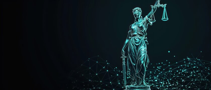 Embrace the power of cyber legal counsel, guiding clients on their legal journey with copy space for details