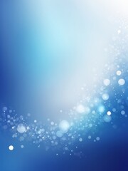 Obraz premium Abstract background with blue and white gradient and bokeh, for creative project or design backdrop