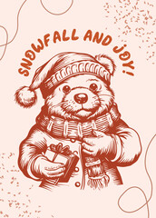 Holiday postcards for the winter season. Christmas templates featuring versatile decorative frames with floral designs, Christmas trees, reindeer, birds, and festive greetings. Vector backgrounds