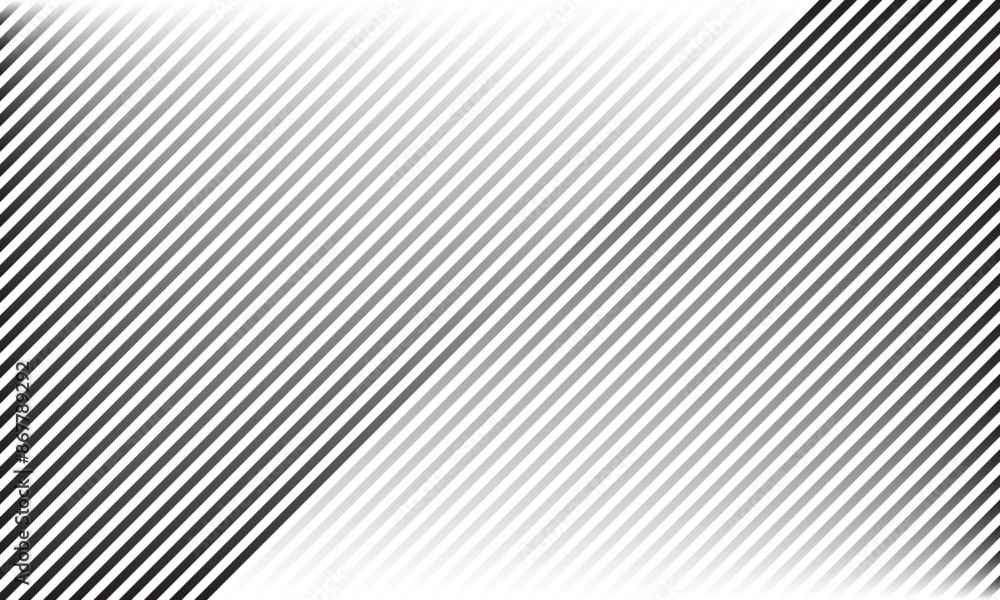 Poster abstract geometric black white gradient line pattern.