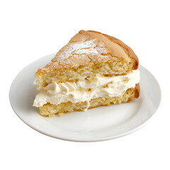 Traditional british victoria sponge cake