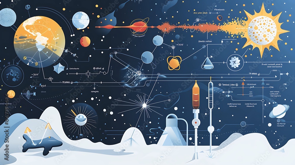 Canvas Prints infographic on the third law of thermodynamics detailing the concept of absolute zero and its implic
