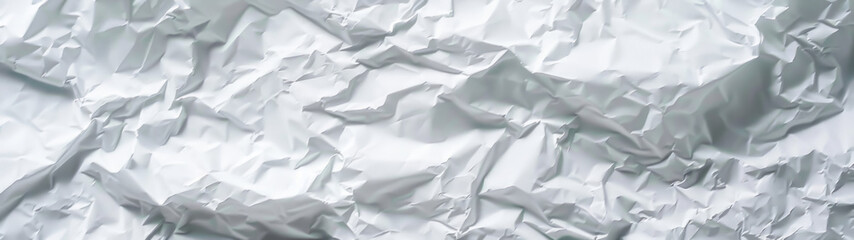 Obraz premium Crumpled White Paper Texture Background