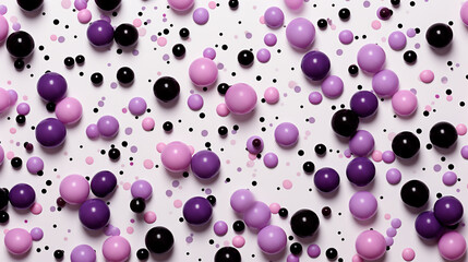 postal dots purple and black pattern