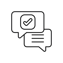 Chat icon design with white background stock illustration