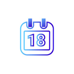 vector icon, icon for mobile application,
internet, website, calendar