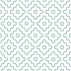 Seamless abstract geometric pattern in a modern style