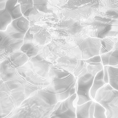 Fototapeta premium Abstract white transparent shadow water surface texture natural background
