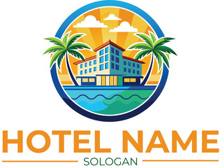 Fototapeta premium beach-hotel-logo.eps