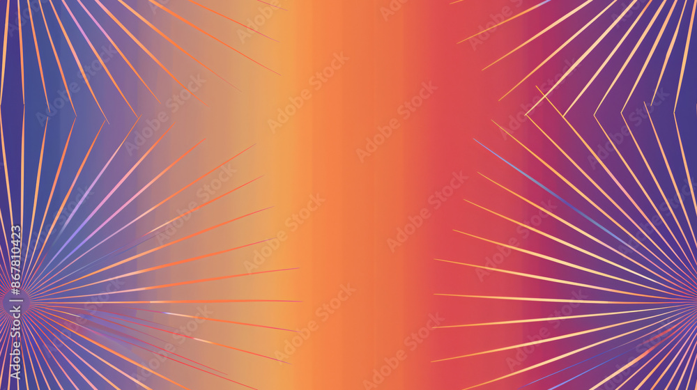 Poster abstract geometric background with lines creating a sense of perspective