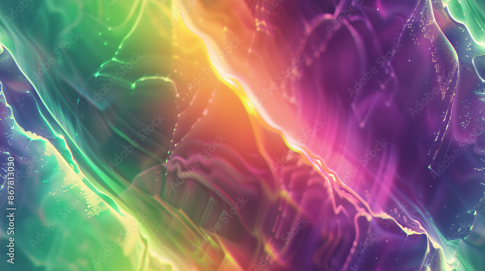 Aufkleber vibrant abstract background featuring dynamic shapes and bold colors, ideal for adding a burst of en