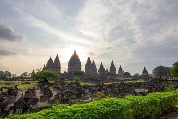 Prambanan, complex of ancient Hindu temples in Central Java, Yogyakarta, Indonesia.