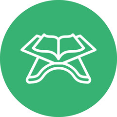 Quran Vector Line White Circles Multicolors