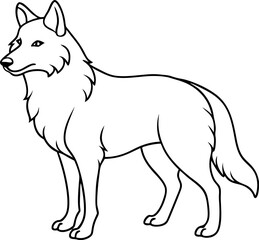 Obraz premium A white dog with a black nose