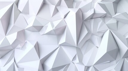 Abstract White Geometric Pattern