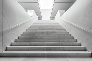 Obraz premium A staircase with no people or objects in the image