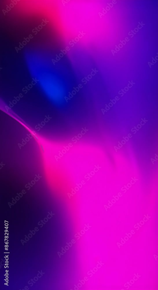 Poster neon smoke pink blue ambient on black background abstract blurred gradient mesh background in bright