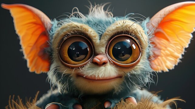 gremlin in modern 3D animation style