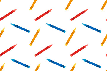 Pen icon seamless pattern background. Highlighter vector illustration. Pen symbol pattern.