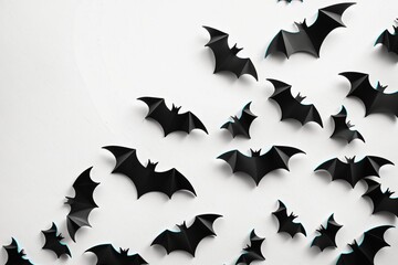 halloween background with bats