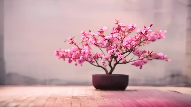 pink flower in a vase