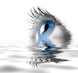 Blue Female Eye