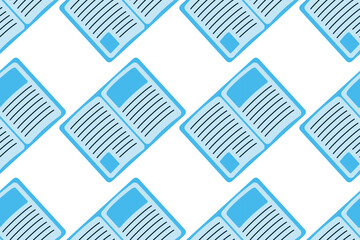 text books pattern background Vector