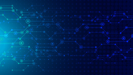 abstract circut board tech background design