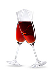 Wineglasses with Red Wine