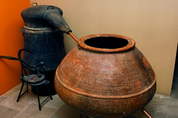 Ancient Wine Distillery in Cyprus Wine Museum