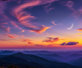  Ramadan crescent and and arabic lantern on the white background with copy space. Greeting for Eid al-Fitr, Ramadhan, Eid Al Adha, Eid Al Fitr, Islamic new year.