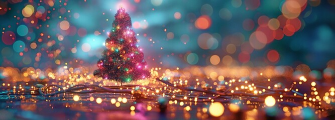 computerized Yuletide tree