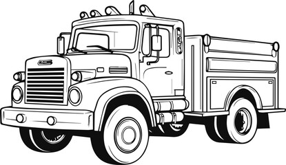 Fire engine vector illustration